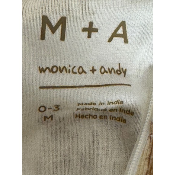 Monica + Andy Organic Cotton sleeper NEW Dog Puppy Footie 
Pajamas 0-3 Months - Picture 5 of 7